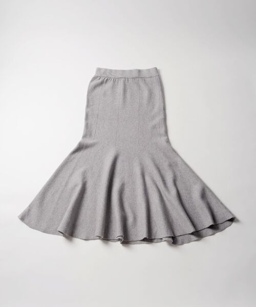 Kari & lili(カウリアンドリィリィ)の「mermaid knit sk(スカート・レディース・ダークグレー/ブラック/ベージュ・FREE)」の3枚目の写真