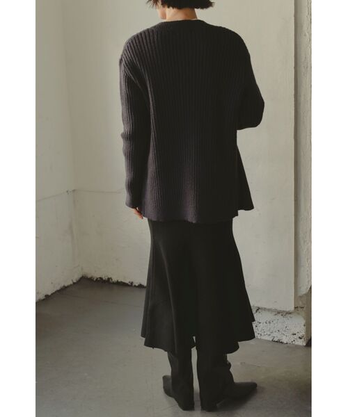Kari & lili(カウリアンドリィリィ)の「mermaid knit sk(スカート・レディース・ダークグレー/ブラック/ベージュ・FREE)」の10枚目の写真