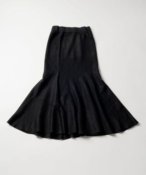 Kari & lili(カウリアンドリィリィ)の「mermaid knit sk(スカート・レディース・ダークグレー/ブラック/ベージュ・FREE)」の9枚目の写真