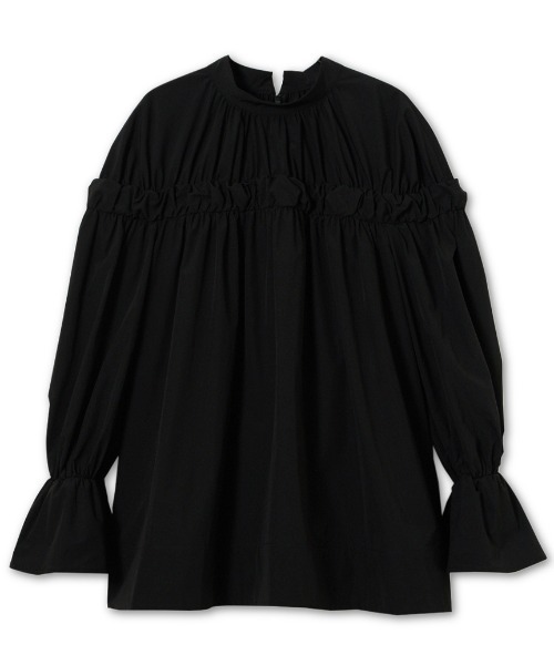 emmi(エミ)の「【emmi atelier】デザインブラウス(シャツ/ブラウス・レディース・ホワイト/ブラック・FREE)」の7枚目の写真