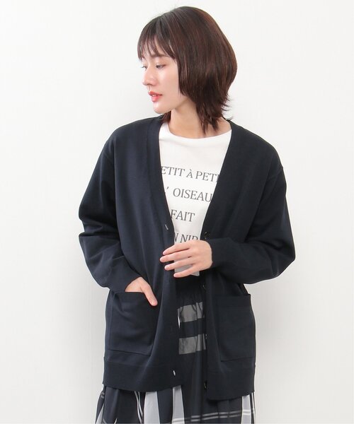 ikka（イッカ）の「GOKU楽 Vネックニットカーディガン（カーディガン/ボレロ・レディース・グリーン/ライトグレー/ネイビー・M/L）」の20枚目の写真