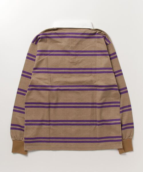 FTC PRINTED STRIPE RUGBY SHIRT