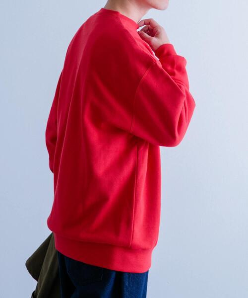 ITEMS URBANRESEARCH(アイテムズ アーバンリサーチ)の「カラースウェットオーバーサイズプルオーバー(スウェット・メンズ・イエロー/オフホワイト/ブルー/ブラック/グリーン/レッド・MEDIUM/LARGE)」の9枚目の写真