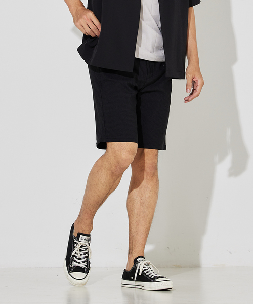 ABAHOUSE GRAY(アバハウスグレイ)の「【ハイパーストレッチ】ドビー イージー ショートパンツ(その他パンツ・メンズ・ブラック/グレイッシュベージュ/カーキ/ネイビー・46/48/50)」の2枚目の写真