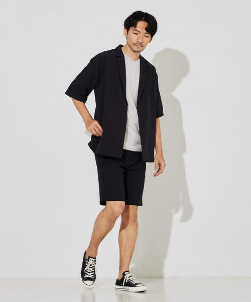 ABAHOUSE GRAY(アバハウスグレイ)の「【ハイパーストレッチ】ドビー イージー ショートパンツ(その他パンツ・メンズ・ブラック/グレイッシュベージュ/カーキ/ネイビー・46/48/50)」の14枚目の写真
