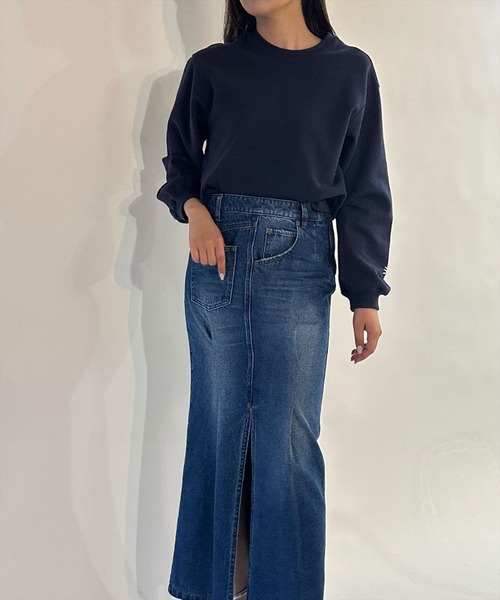 REDYAZEL（レディアゼル）の「デニムマキシスカート（デニムスカート・レディース・ネイビー/ブルー・SMALL/MEDIUM）」の20枚目の写真