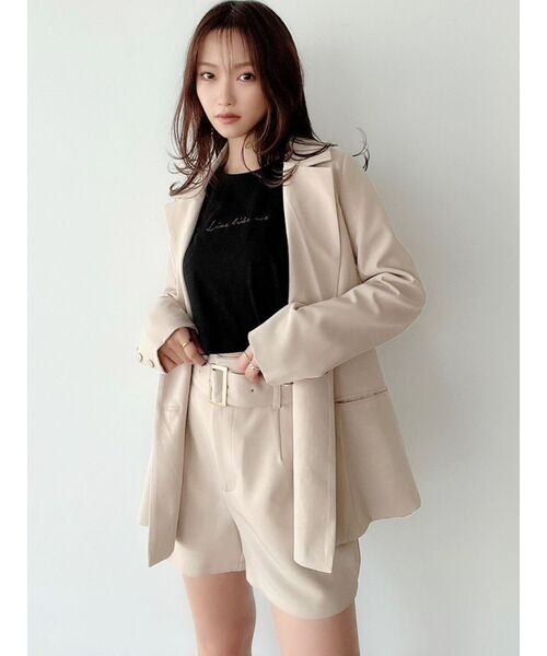 RESEXXY（リゼクシー）の「ベーシックショートパンツ【セットアップ着用可能】（その他パンツ・レディース・ホワイト/ベージュ/その他1・FREE）」の15枚目の写真