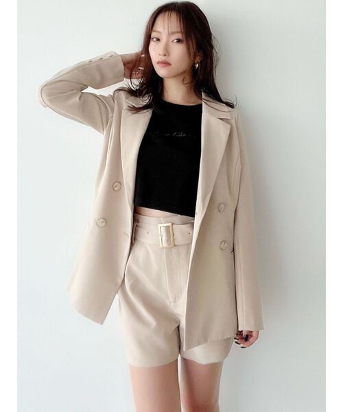 RESEXXY（リゼクシー）の「ベーシックショートパンツ【セットアップ着用可能】（その他パンツ・レディース・ホワイト/ベージュ/その他1・FREE）」の10枚目の写真