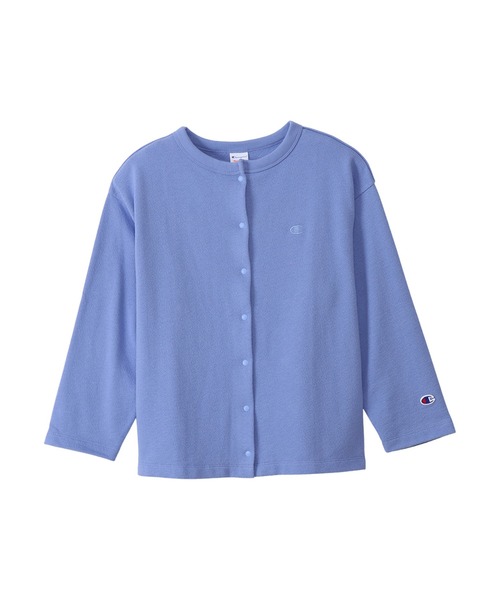 Champion(チャンピオン)の「【Champion/チャンピオン】レディース カーディガン(カーディガン/ボレロ・レディース・ラベンダー/グレイッシュブルー/ブラック/ブラウン系・MEDIUM/LARGE)」の4枚目の写真