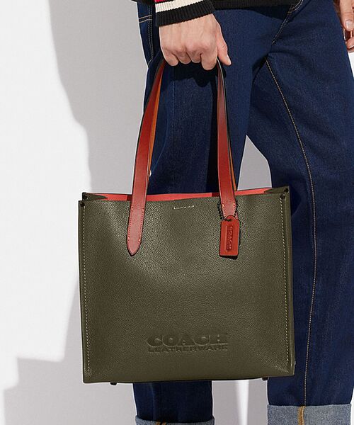 COACH（コーチ）の「リレー トート 34（トートバッグ・メンズ・グリーン系その他・ONE）」の10枚目の写真
