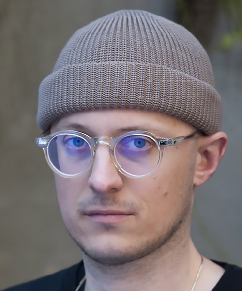 RACAL（ラカル）の「【Racal】SK8 Knit CAP RL-18-956（ニットキャップ/ビーニー・メンズ・チャコールグレー/ブラック/パープル/ネイビー/ゴールド/オレンジ/グリーン/グレイッシュベージュ/グレー系その他2/ブラック系その他2/ネイビー系1・FREE）」の7枚目の写真