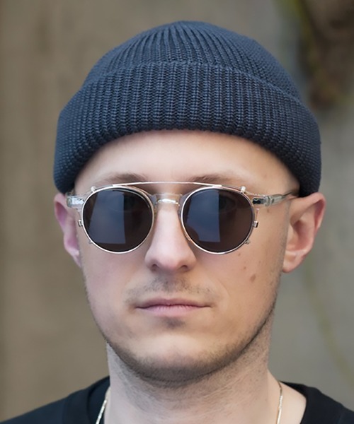 RACAL（ラカル）の「【Racal】SK8 Knit CAP RL-18-956（ニットキャップ/ビーニー・メンズ・チャコールグレー/ブラック/パープル/ネイビー/ゴールド/オレンジ/グリーン/グレイッシュベージュ/グレー系その他2/ブラック系その他2/ネイビー系1・FREE）」の5枚目の写真