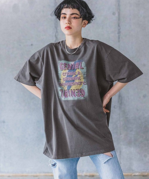 PAGEBOY(ページボーイ)の「ライトニングロックT(Tシャツ/カットソー・レディース・レッド/オフホワイト/チャコールグレー・FREE)」の11枚目の写真