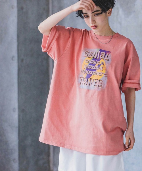 PAGEBOY(ページボーイ)の「ライトニングロックT(Tシャツ/カットソー・レディース・レッド/オフホワイト/チャコールグレー・FREE)」の17枚目の写真