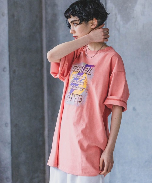 PAGEBOY(ページボーイ)の「ライトニングロックT(Tシャツ/カットソー・レディース・レッド/オフホワイト/チャコールグレー・FREE)」の18枚目の写真