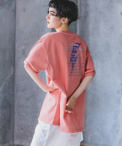 PAGEBOY(ページボーイ)の「ライトニングロックT(Tシャツ/カットソー・レディース・レッド/オフホワイト/チャコールグレー・FREE)」の19枚目の写真