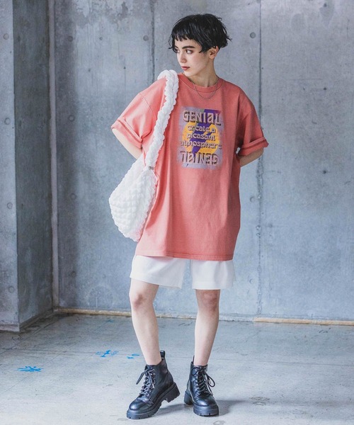 PAGEBOY(ページボーイ)の「ライトニングロックT(Tシャツ/カットソー・レディース・レッド/オフホワイト/チャコールグレー・FREE)」の20枚目の写真