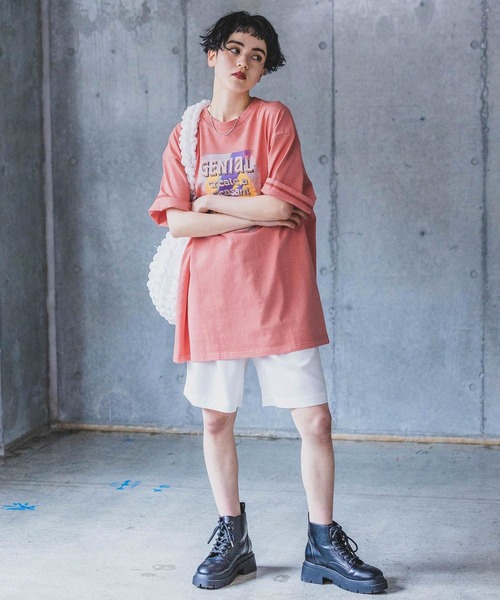 PAGEBOY(ページボーイ)の「ライトニングロックT(Tシャツ/カットソー・レディース・レッド/オフホワイト/チャコールグレー・FREE)」の22枚目の写真