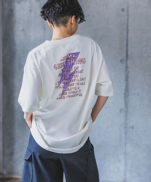 PAGEBOY(ページボーイ)の「ライトニングロックT(Tシャツ/カットソー・レディース・レッド/オフホワイト/チャコールグレー・FREE)」の6枚目の写真