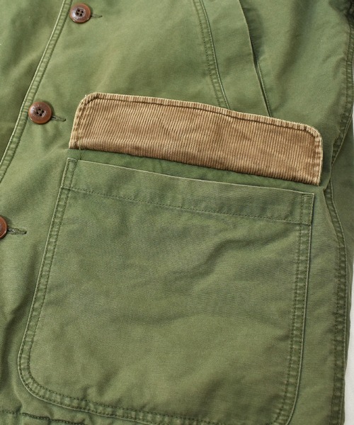 L.L.Bean(エルエルビーン)の「【ヴィンテージ古着】L.L.Bean / エルエルビーン ハンティングジャケット シンサレート キルティングライナー(カバーオール・メンズ・カーキ・MEDIUM)」の7枚目の写真