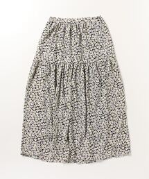 sandy | 【sandy】プリントギャザーティアードロングスカート(スカート)