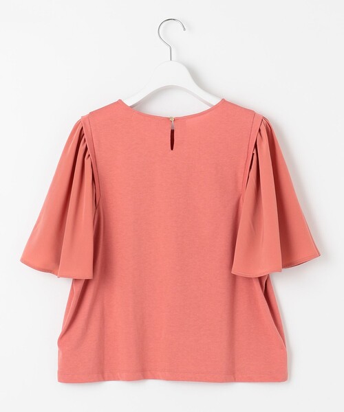 Feroux(フェルゥ)の「【UVケア】ジョーゼットフレアスリーブ Tシャツ(Tシャツ/カットソー・レディース・ホワイト系/スカイブルー系/ブラック系/ピンク系・F)」の19枚目の写真