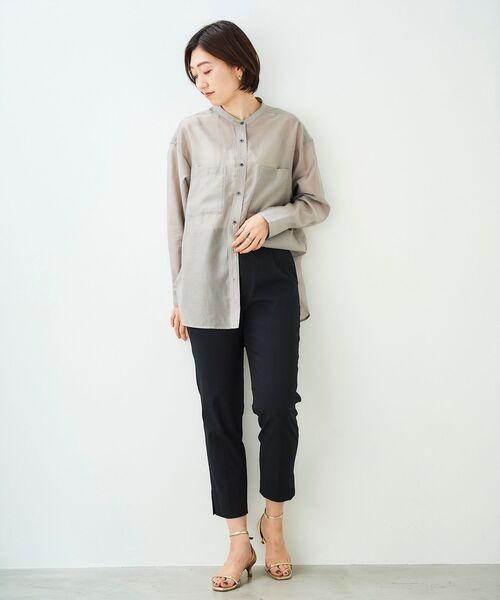 le.coeur blanc（ルクールブラン）の「アサレチックテーパードパンツ（その他パンツ・レディース・ブルー/ベージュ/ブラック・36/38/34/40）」の11枚目の写真