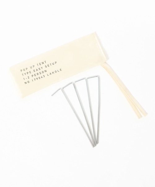 LAKOLE（ラコレ）の「ポップアップテント / 199935（アウトドアグッズ・レディース・アイボリー/チャコールグレー/ダークグレー/ナチュラル・FREE）」の12枚目の写真