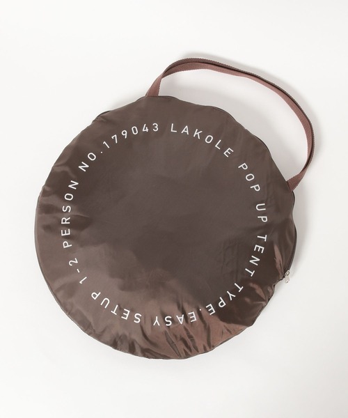 LAKOLE（ラコレ）の「ポップアップテント / 199935（アウトドアグッズ・レディース・アイボリー/チャコールグレー/ダークグレー/ナチュラル・FREE）」の8枚目の写真