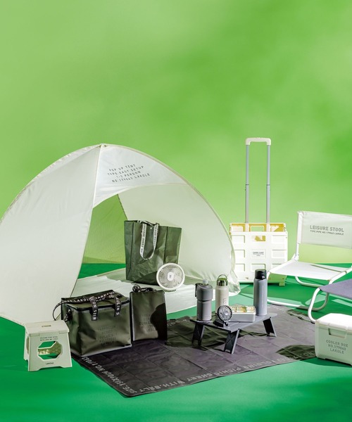 LAKOLE（ラコレ）の「ポップアップテント / 199935（アウトドアグッズ・レディース・アイボリー/チャコールグレー/ダークグレー/ナチュラル・FREE）」の17枚目の写真