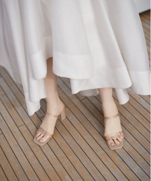 SNIDEL（スナイデル）の「バリエミュール（サンダル・レディース・ベージュ/アイボリー/クリア・SMALL/MEDIUM/LARGE）」の5枚目の写真