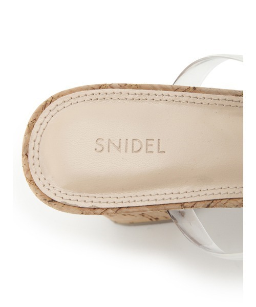 SNIDEL（スナイデル）の「バリエミュール（サンダル・レディース・ベージュ/アイボリー/クリア・SMALL/MEDIUM/LARGE）」の10枚目の写真