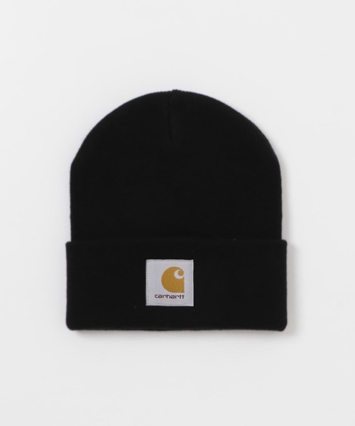 Carhartt（カーハート）の「『WEB/一部店舗限定』CARHARTT　SHORT WATCH HAT（ニットキャップ/ビーニー・メンズ・ライトブルー/ブラック/ブラウン・ONE）」の6枚目の写真