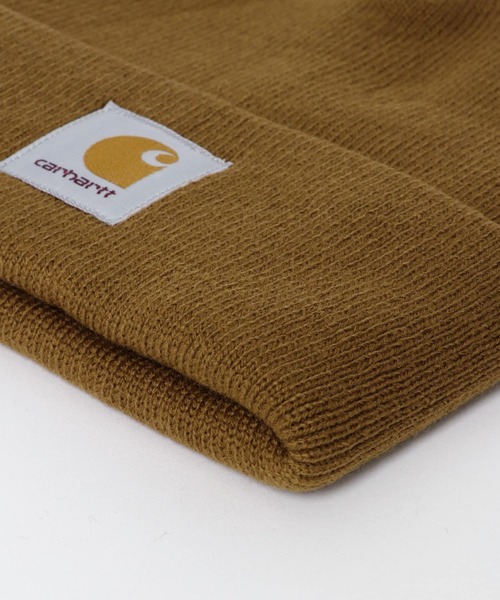 Carhartt（カーハート）の「『WEB/一部店舗限定』CARHARTT　SHORT WATCH HAT（ニットキャップ/ビーニー・メンズ・ライトブルー/ブラック/ブラウン・ONE）」の10枚目の写真