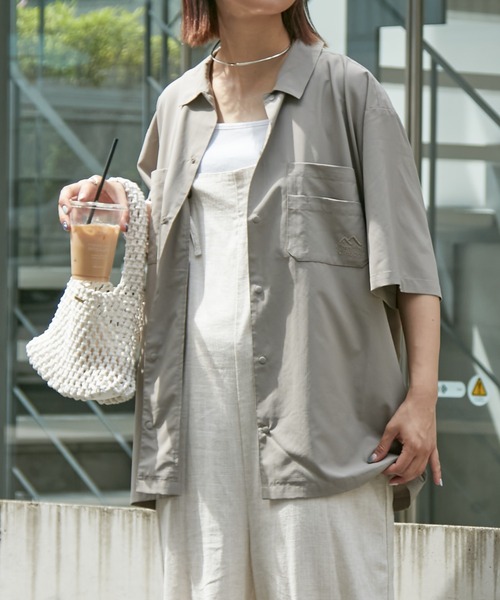 Franklin Climbing（フランクリンクライミング）の「【Franklin Climbing】 GEARWALK S/S SHIRTS（シャツ/ブラウス・レディース・ホワイト系その他/オリーブ/ブラック/バイオレット・MEDIUM/LARGE）」の5枚目の写真