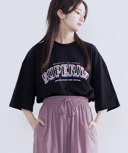 Figments（フィグメンツ）の「SUPERIOR Tシャツ（Tシャツ/カットソー・レディース・ブラック・FREE）」の9枚目の写真