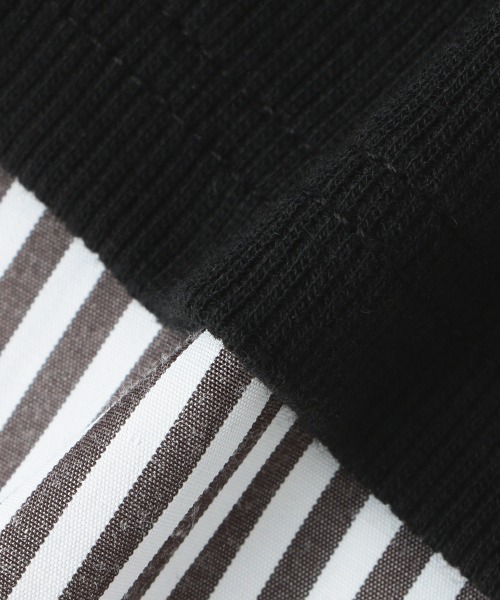 LOVETOXIC（ラブトキシック）の「【LTXC】半袖ストライプシャツインナーSET（シャツ/ブラウス・キッズ・ブラック/サックスブルー/グリーン/ブルー・S/M/L）」の18枚目の写真