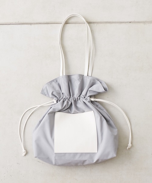 Actually（アクチュアリー）の「ナイロン 2WAYトート（トートバッグ・レディース・グレー/ブラック/ベージュ・フリー）」の12枚目の写真