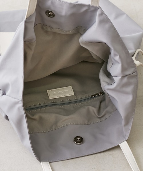 Actually（アクチュアリー）の「ナイロン 2WAYトート（トートバッグ・レディース・グレー/ブラック/ベージュ・フリー）」の21枚目の写真