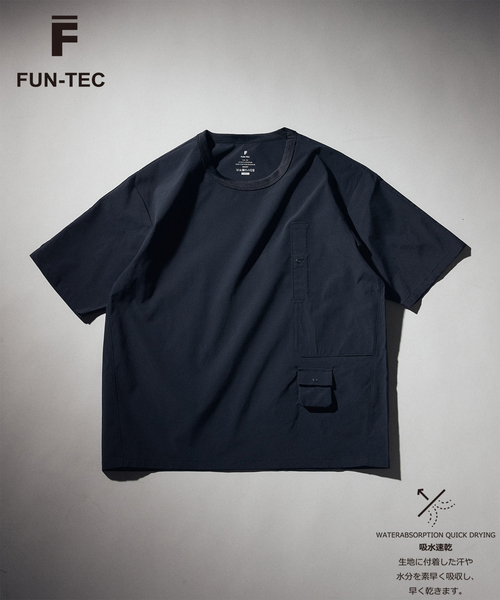 【吸水速乾】ベーシックジャージー カットソー LE CERCLE par rope' tシャツ 「UVケア/接触冷感/吸水速乾」AIR