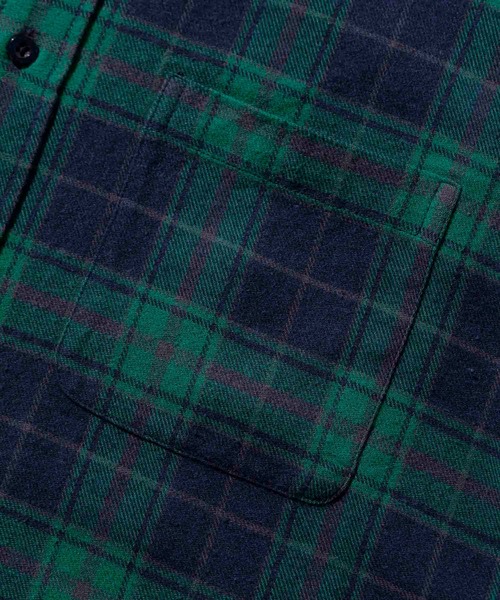 XLARGE（エクストララージ）の「XLARGE FUNKY RECORDS L/S SHIRT（シャツ/ブラウス・メンズ・ブラック/グリーン/オレンジ・S/L/M/XL）」の7枚目の写真