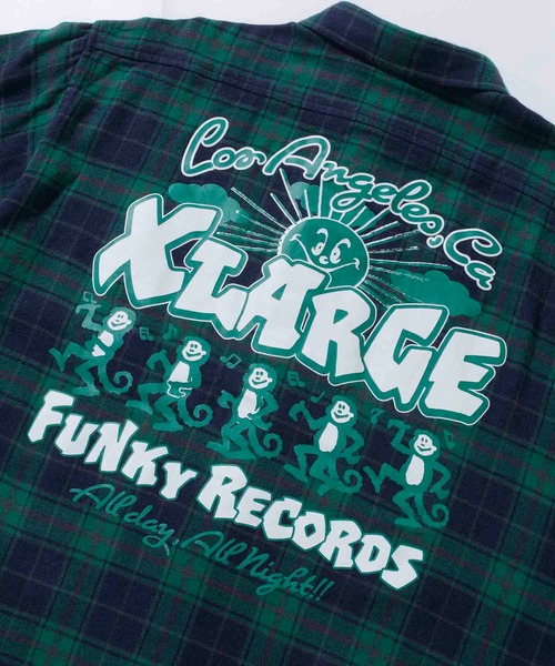 XLARGE（エクストララージ）の「XLARGE FUNKY RECORDS L/S SHIRT