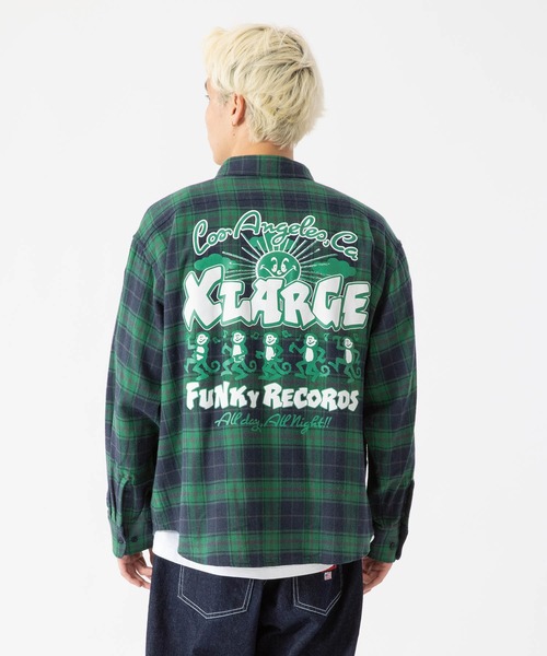 XLARGE FUNKY RECORDS L/S SHIRT – calif（カリフ）公式サイト