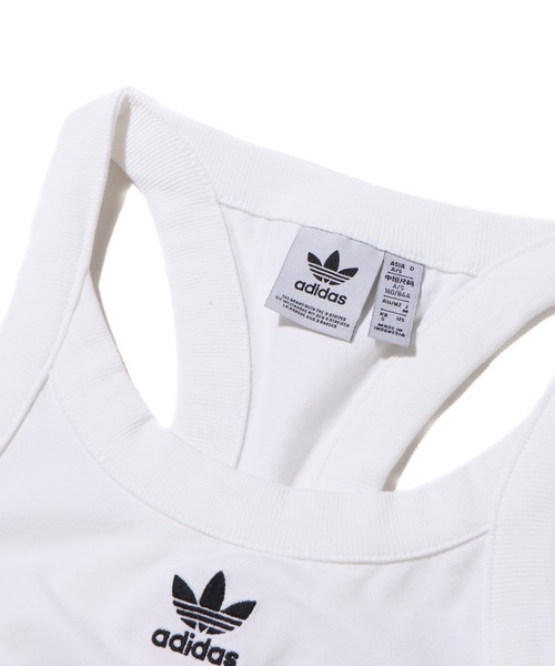 adidas（アディダス）の「adidas TOP / アディダス トップ（タンクトップ・レディース・ホワイト・S/M/L）」の3枚目の写真