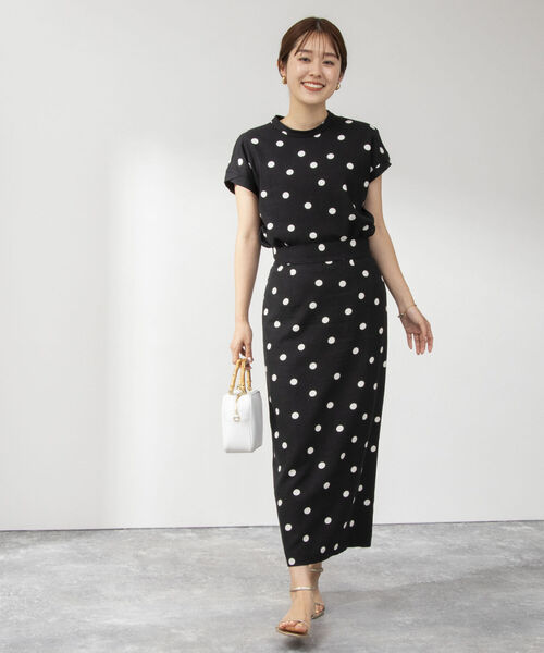 NOLLEY’S（ノーリーズ）の「《セットアップ対応》ドットプリントブラウス（シャツ/ブラウス・レディース・ベージュ系その他3/ブラック系その他3・38）」の17枚目の写真