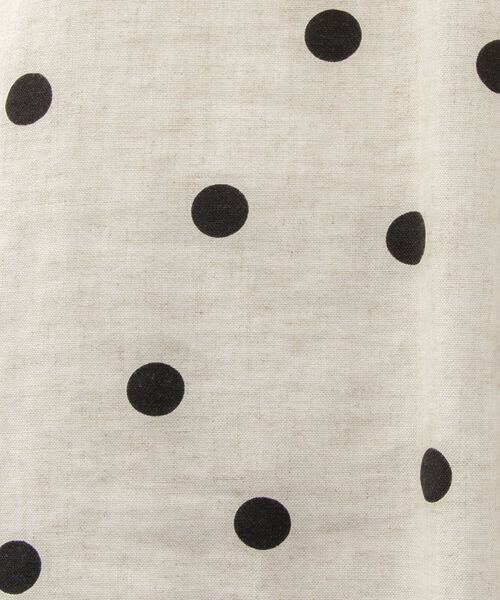 NOLLEY’S（ノーリーズ）の「《セットアップ対応》ドットプリントブラウス（シャツ/ブラウス・レディース・ベージュ系その他3/ブラック系その他3・38）」の4枚目の写真