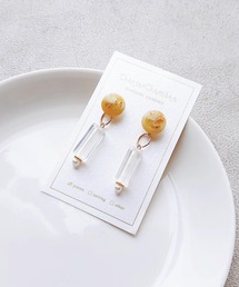 【Cherie+Chambre】Vintage Button Pierce #8
