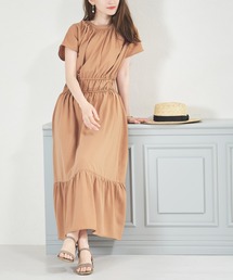 acro（アクロ）の「■Wフロントフレンチスリーブワンピース/AC3509（ワンピース）」