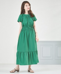 acro | ■Wフロントフレンチスリーブワンピース/AC3509(ワンピース)