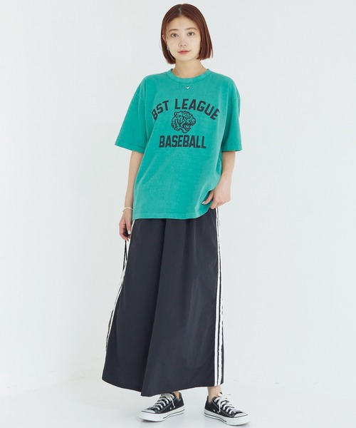 SCREEN STARS（スクリーンスターズ）の「【SCREEN STARS】カレッジロゴTシャツ（Tシャツ/カットソー・レディース・パープル/レッド/グリーン/イエロー/オレンジ/ブルー・M/L/XL）」の18枚目の写真